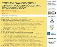 Forum Nauczycieli Chemii Województwa Pomorskiego - program