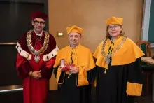Medalem Komisji Edukacji Narodowej wyróżniony dr hab. Andrzej Nowacki /fot. Bartłomiej Jętczak 