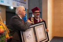 uroczyste powierzenie Katedry im. Wacława Szybalskiego prof. dr. hab. Jerzemu Leszczyńskiemu
