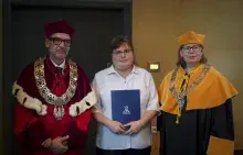 Nagrodę im. prof. Andrzeja Wiśniewskiego otrzymała dr Patrycja Wilczewska.