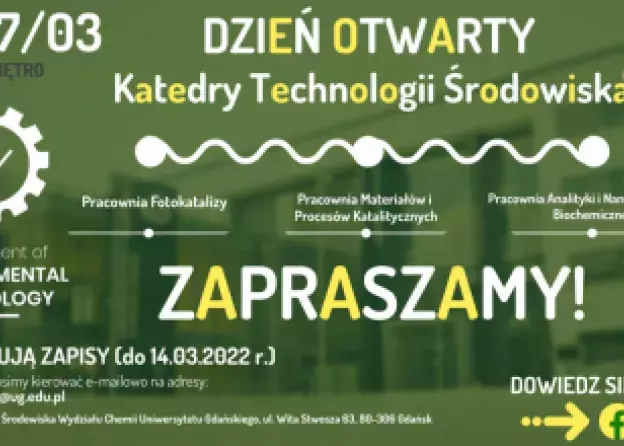 Dzień otwarty Katedry Technologii Środowiska