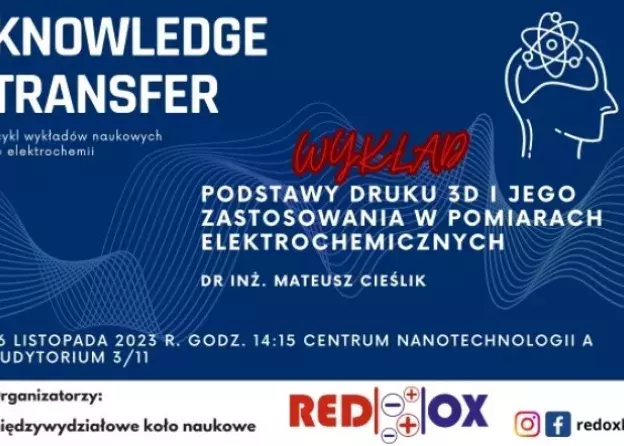 Zapraszamy na pierwszy wykład z serii Knowledge Transfer, który wygłosi dr inż Mateusz Cieślik
