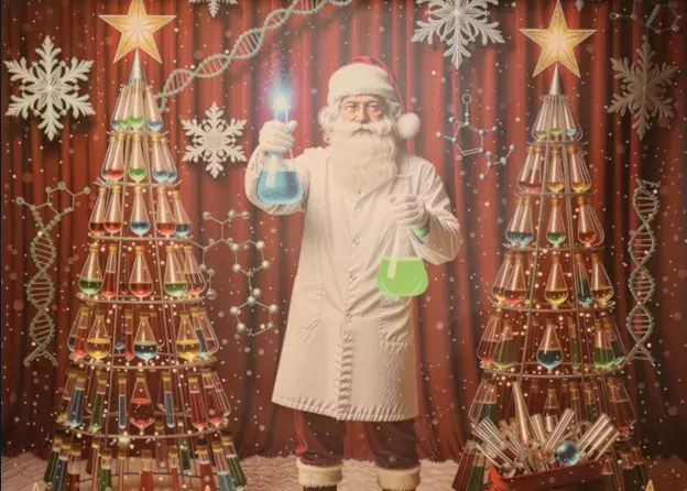 Chemiłajki na Wydziale Chemii – nauka w świątecznej odsłonie