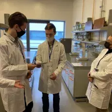 Olimpiada chemiczna - w laboratorium