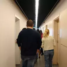 Pierwsza wspólna wizyta w nowym budynku WCH 