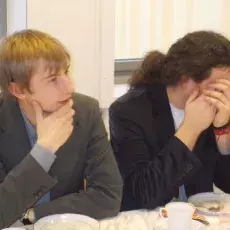 Wigilia w Zakładzie Chemii Cukrów, grudzień 2013