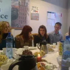 Wigilia w Zakładzie Chemii Cukrów, grudzień 2012