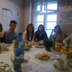 Wigilia w Zakładzie Chemii Cukrów, grudzień 2012