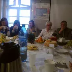 Wigilia w Zakładzie Chemii Cukrów, grudzień 2012