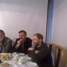 Wigilia w Zakładzie Chemii Cukrów, grudzień 2012