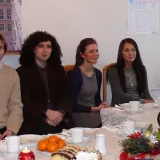 Wigilia w Zakładzie Chemii Cukrów, grudzień 2010