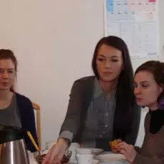 Wigilia w Zakładzie Chemii Cukrów, grudzień 2010