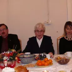 Wigilia w Zakładzie Chemii Cukrów, grudzień 2010