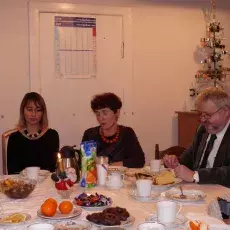 Wigilia w Zakładzie Chemii Cukrów, grudzień 2010