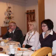 Wigilia w Zakładzie Chemii Cukrów, grudzień 2010