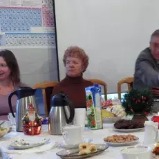 Wigilia w Zakładzie Chemii Cukrów, grudzień 2010