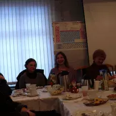 Wigilia w Zakładzie Chemii Cukrów, grudzień 2010