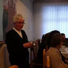 Wigilia w Zakładzie Chemii Cukrów, grudzień 2010