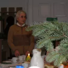 Wigilia w Zakładzie Chemii Cukrów, grudzień 2008 