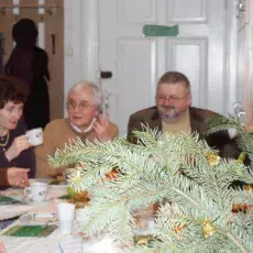 Wigilia w Zakładzie Chemii Cukrów, grudzień 2008 