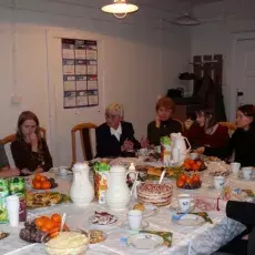 Wigilia w Zakładzie Chemii Cukrów, grudzień 2007