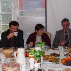 Wigilia w Zakładzie Chemii Cukrów, grudzień 2007