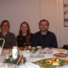 Wigilia w Zakładzie Chemii Cukrów, grudzień 2007