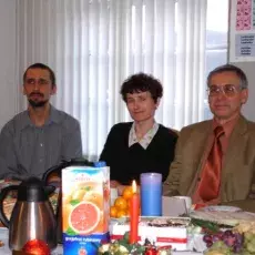 Wigilia w Zakładzie Chemii Cukrów, grudzień 2006