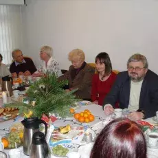 Wigilia w Zakładzie Chemii Cukrów, grudzień 2006