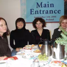 Wigilia w Zakładzie Chemii Cukrów, grudzień 2006