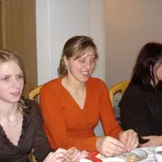 Wigilia w Zakładzie Chemii Cukrów, grudzień 2006