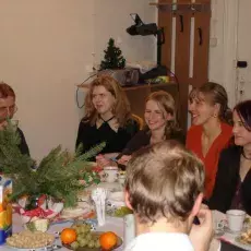Wigilia w Zakładzie Chemii Cukrów, grudzień 2006