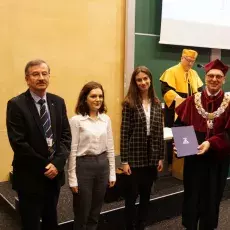 mgr Marta Kalińska – laureat  2022 i mgr inż. Kamila Jarzyńska – wyróżnienie