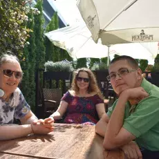 Prof. Ola, Gosia i Grzegorz